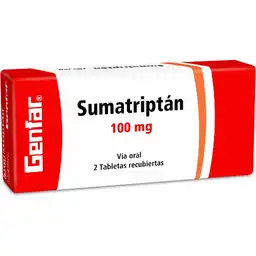 Genfar Sumatriptán Tabletas Recubiertas (100 mg) 