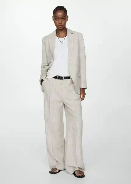 Top Bali Blanco Talla S Mujer Mango