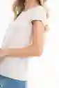Ragged Camiseta Iris Color Beige Medio Talla S