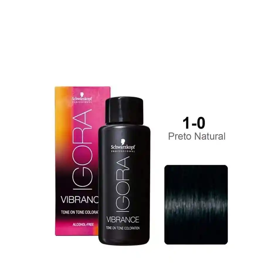 Igora tinte vibrance gel negro n.1.0 x 60ml