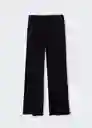 Pantalón Flarev Negro Talla 20 Mango Teen Girl Mango