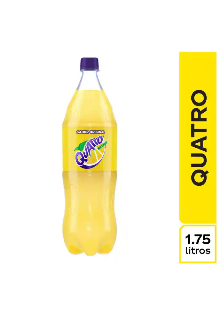 Gaseosa Quatro Toronja Sabor Original PET 1.75L