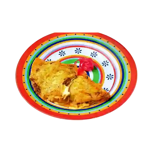 Quesadilla con Tinga de Pollo
