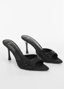 Sandalias Pepyf-A Negro Talla 41 Mujer Mango