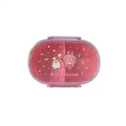 Contenedor Fiambrera Pequeños de Rosa 650 mL Serie Miniso