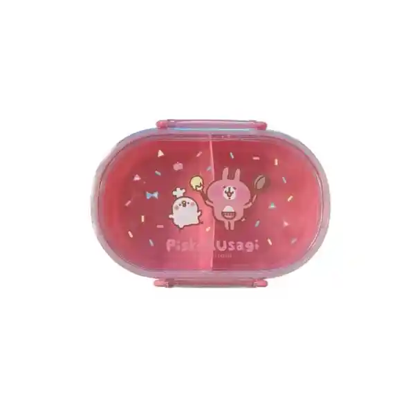 Contenedor Fiambrera Pequeños de Rosa 650 mL Serie Miniso
