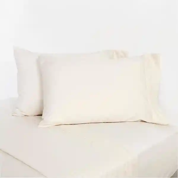 Juego de Cama Tencel King Ivory