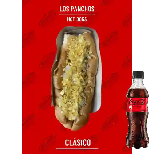Pancho clásico+cocacola sin azúcar 400ml
