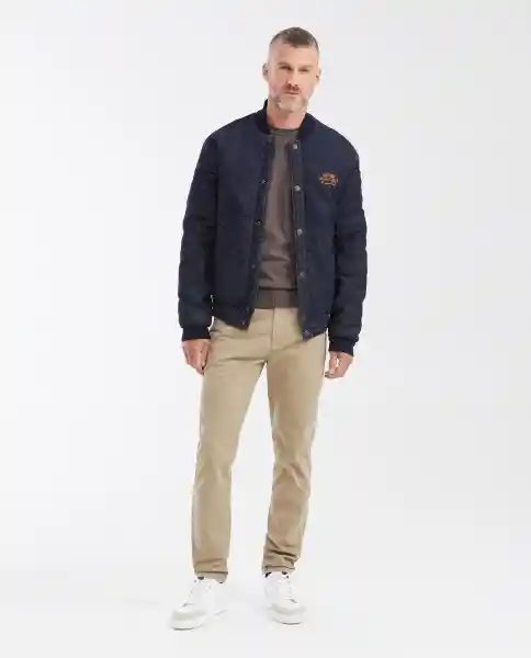 Chaqueta Bomber Denim Ult Azul Clásico Oscuro Talla S Chevignon
