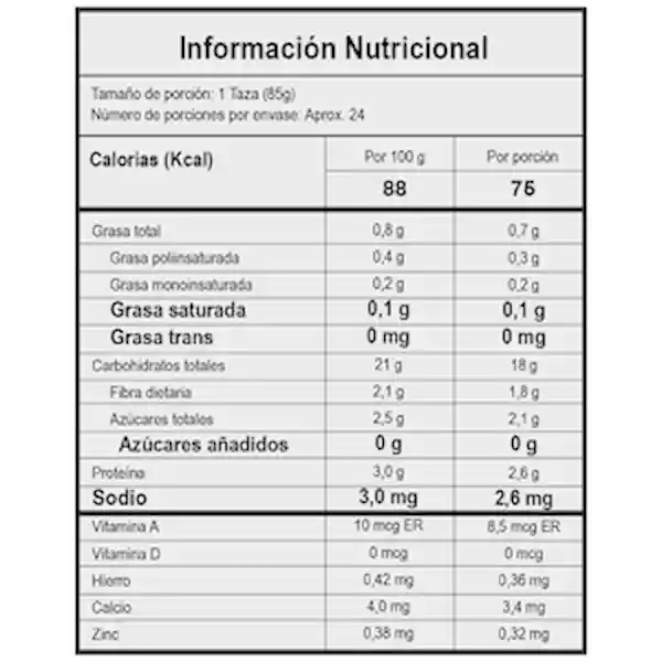Mc Cain Maíz en Grano 