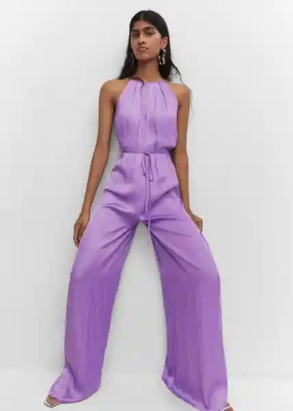 Enterizo Mono Hax Malva Talla S Mujer Mango