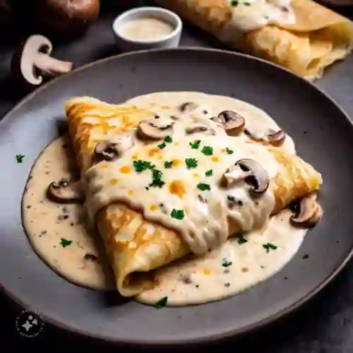 Crepe Bolognesa con Queso