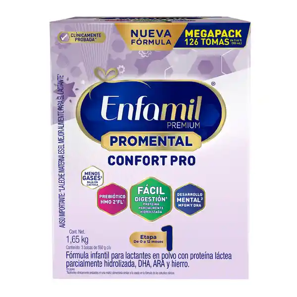 Formula Infantil Enfamil Premium Promental Confort Pro 1650 g