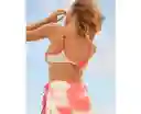 Top Traje de Baño Aerie Naranja Talla SMALL American Eagle