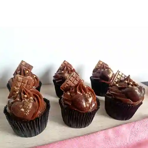 Cupcakes Chocodeli X6