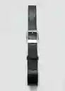 Cinturón Ringo Negro Talla M Mujer Mango