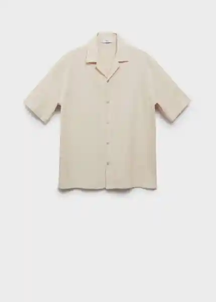 Camisa Gozo Marfil Talla S Hombre Mango