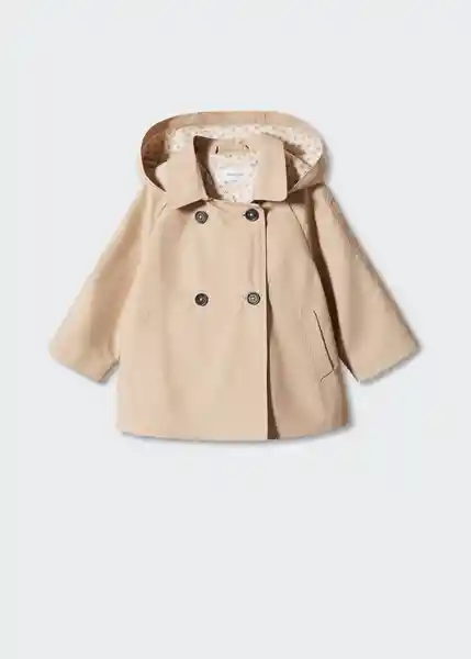Chaqueta Grace4 Arena Talla 70 Niñas Mango