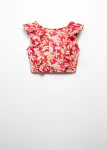 Blusa Kaia Rojo Talla 12 Niñas Mango