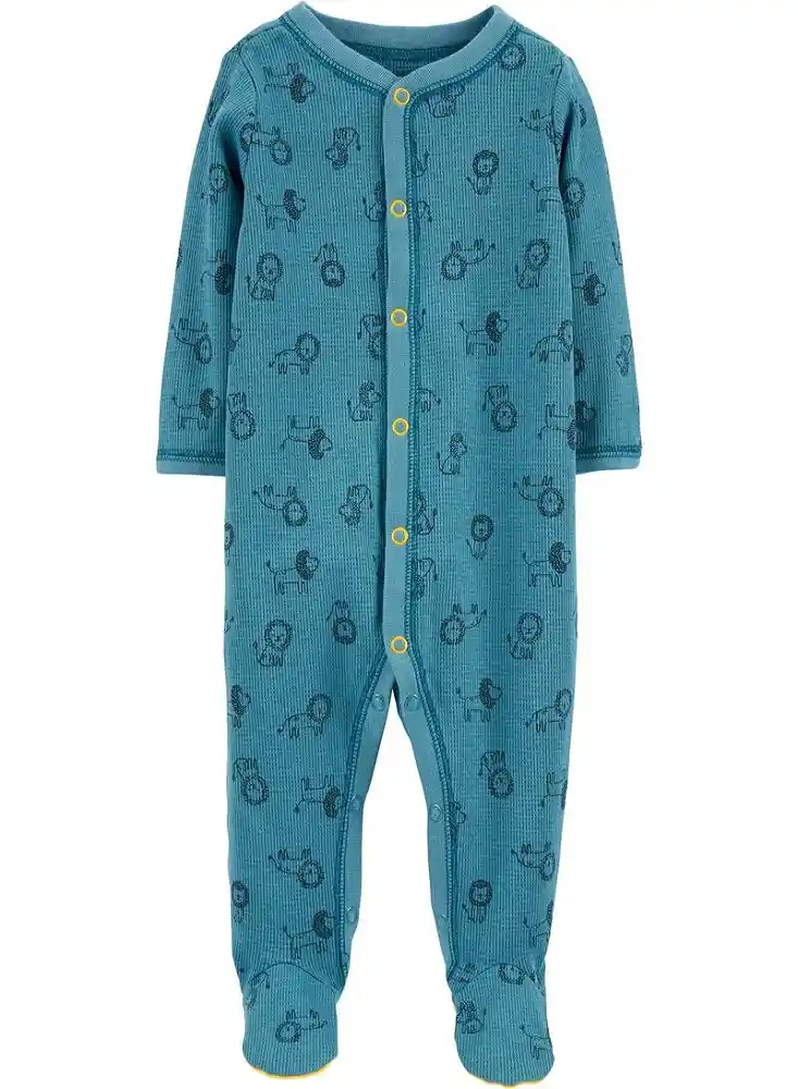 Carters Pijama Leoncitos Con Botones 9 Meses
