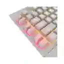 Teclado Gamer Redragon Shiva K512w Membrana Blanco Rgb