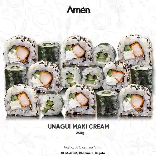 Unagui Maki Cream By Amén 8 Pcs