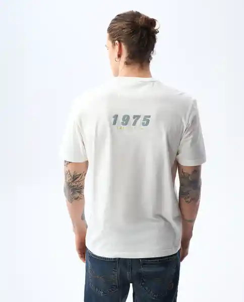 Camiseta Hombre Crudo Talla S 841G023_CRU120304 Americanino