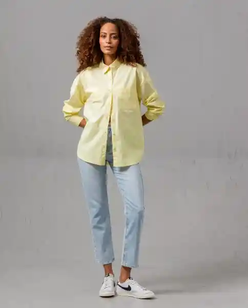 Camisa Mujer Amarillo Talla L Rifle