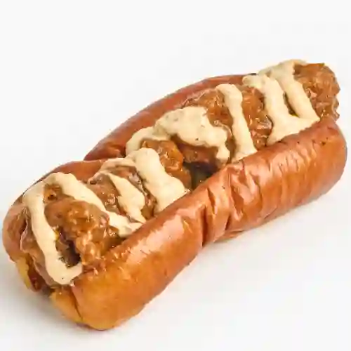 Buffalo crispy chicken dog