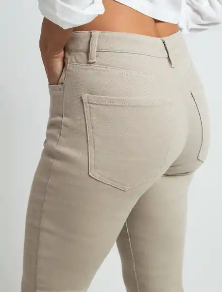 Pantalón Mia Mujer Caqui Eucalipto Medio 12 433F326 Naf Naf