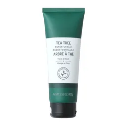Miniso Crema Exfoliante Para Espalda y Cara Tea Tree
