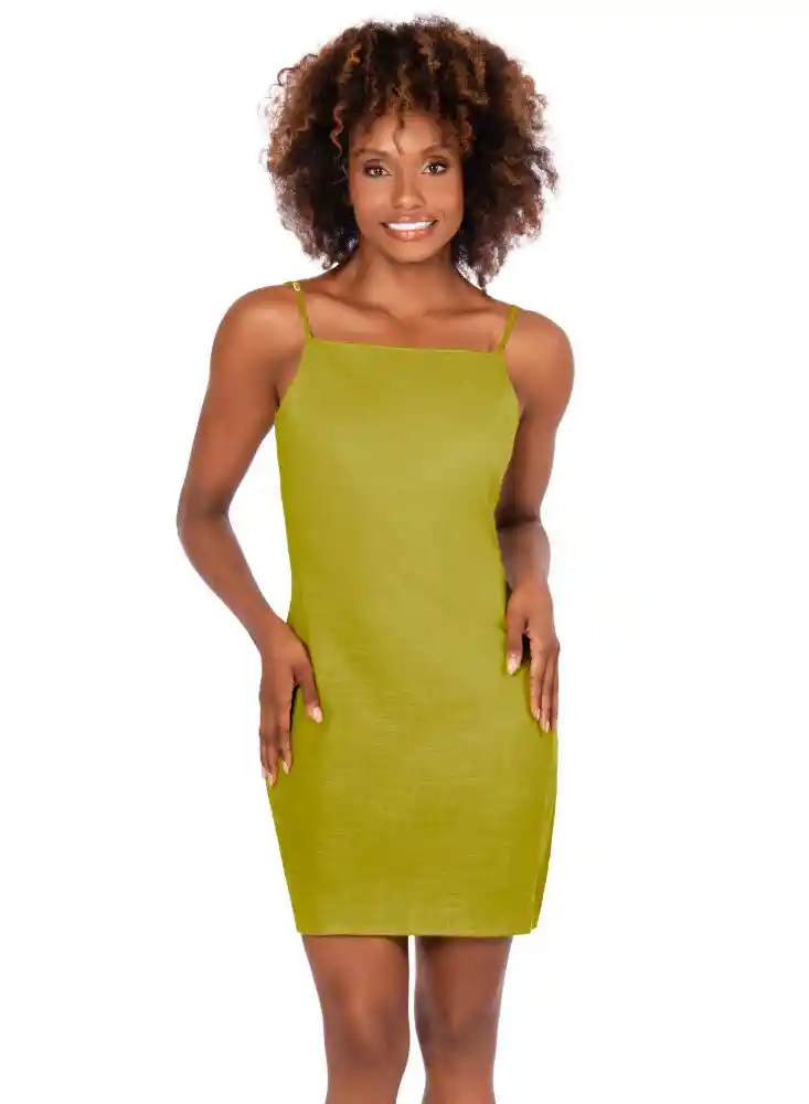 Vestido Corto S-verde