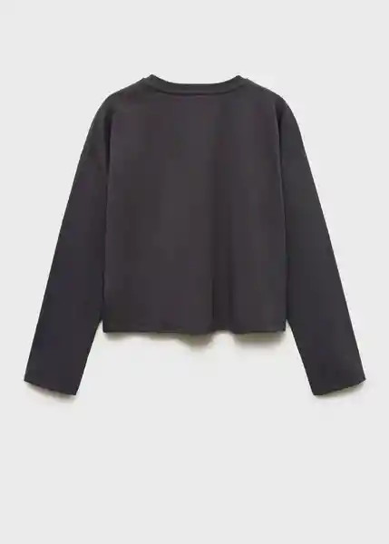 Camiseta Coeur Antracita Talla 06 Niños Mango