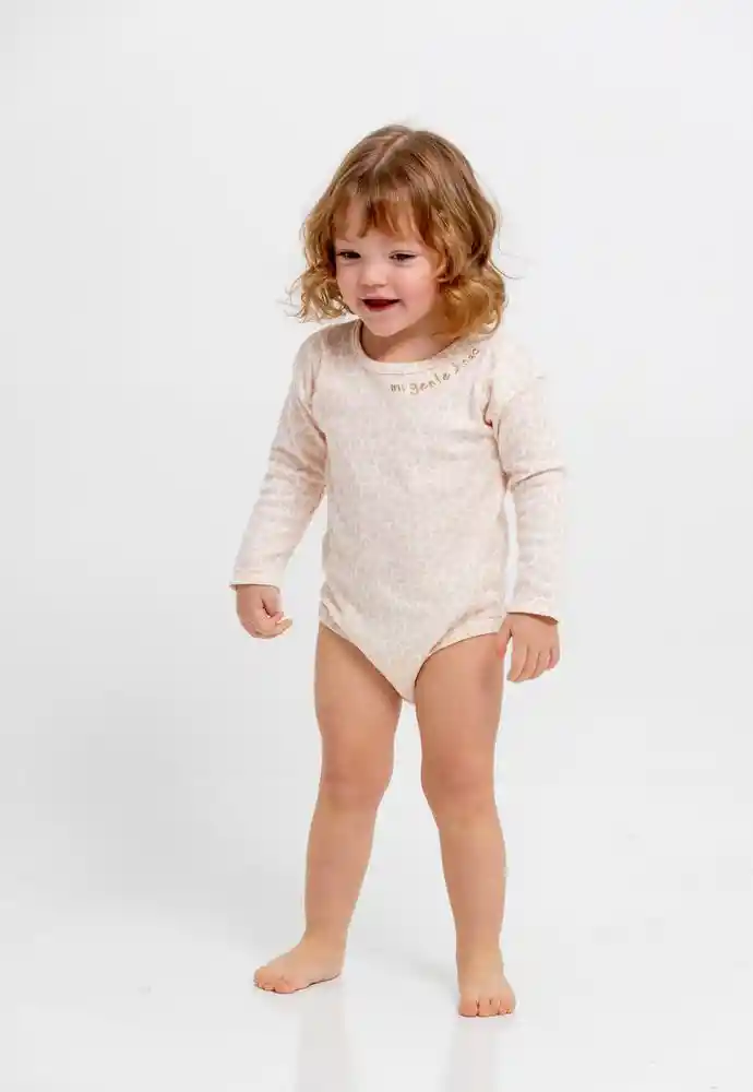 Body Manga Larga Bebita 0/3 Meses-estamp 1