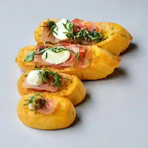 Bruschetas de Jamón Serrano