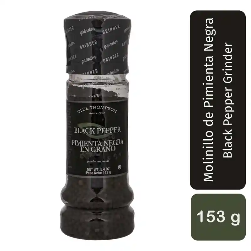Olde Thompson Pimienta Negra en Grano