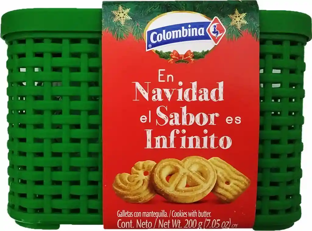Colombina Galletas de Navidad con Mantequilla