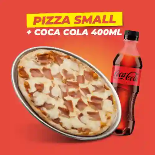 Pizza de Ajo (S) + Coca-Cola 400 ml