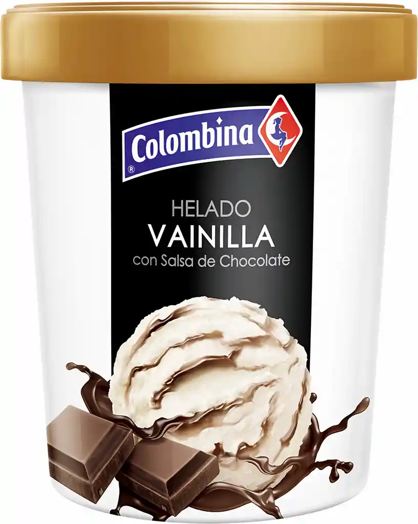Colombina Helados Helado Vainilla Con Salsa De Chocolate