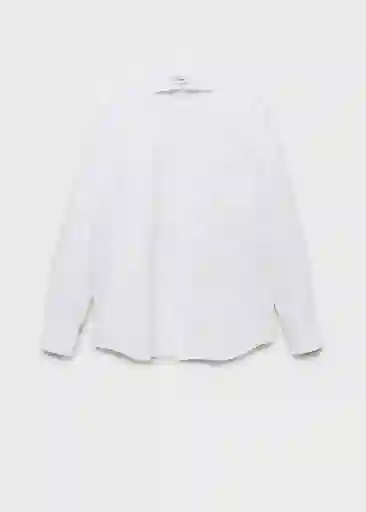 Camisa Alfred Blanco Talla M Hombre Mango