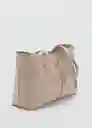 Bolso M Manu Topo Talla 99 Mujer Mango