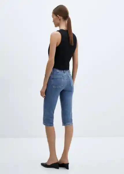 Jean Lora Tejano Medio Talla 36 Mujer Mango