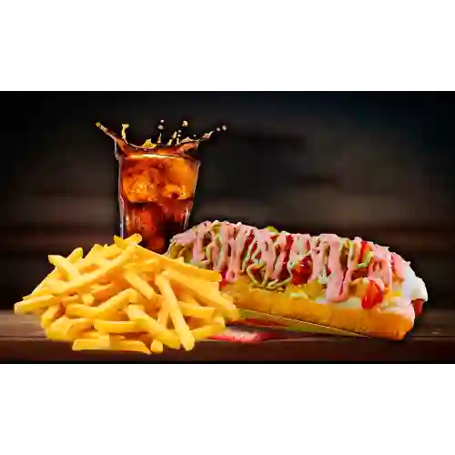 Combo perro caliente