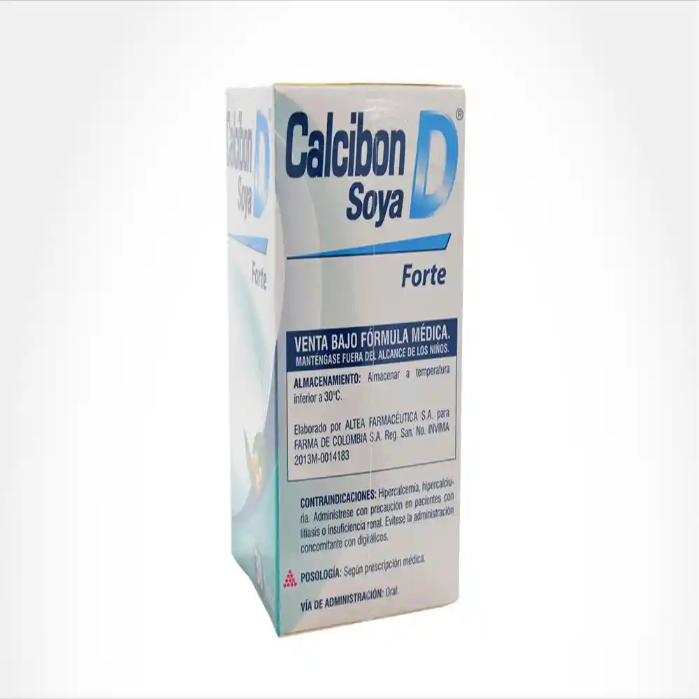 Calcibon D Soya Citrato de Calcio Tetrahidratado (950 mg) 
