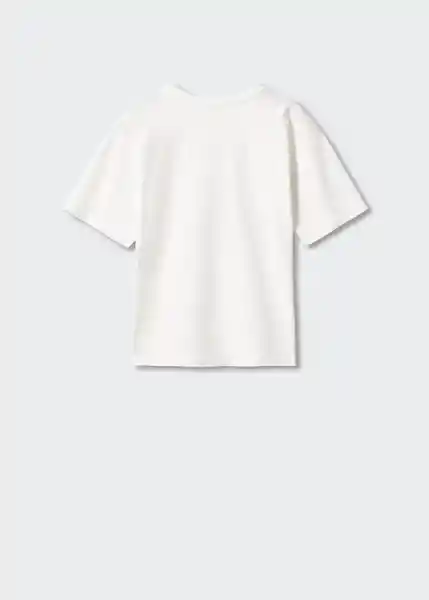 Camiseta Travel Offwhite Talla 10 Niños Mango