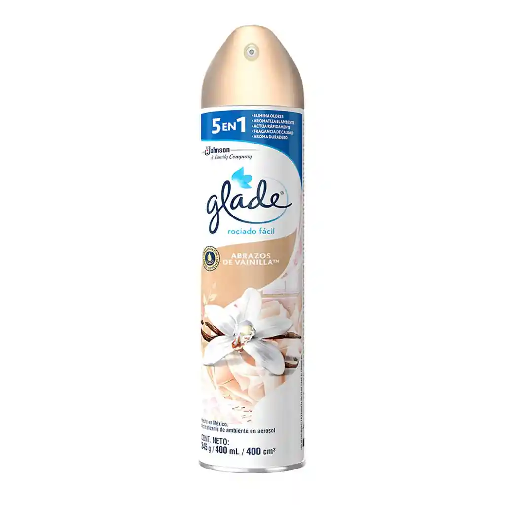 Glade Ambientador Aerosol Vainilla Cocoon