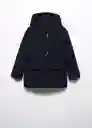 Abrigo Vince Navy Talla 05 Niños Mango
