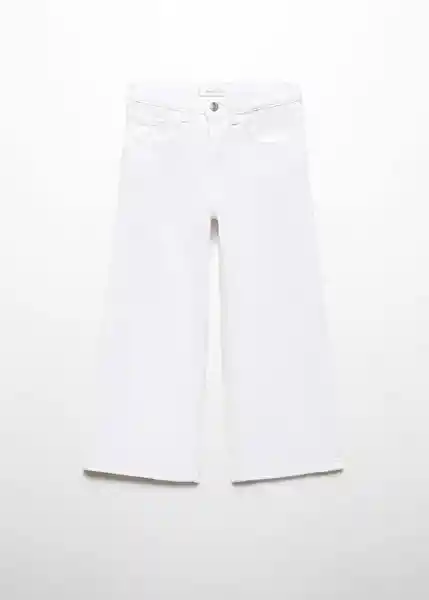 Jean Culotte6 Niñas Blanco Talla 13 Mango