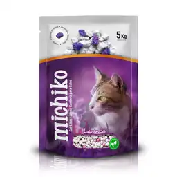 Michiko Arena Sanitaria para Gatos Aroma a Lavanda