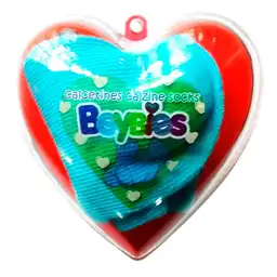 Medias Corazón Talla 2 - 3 Color Azul - Beybies